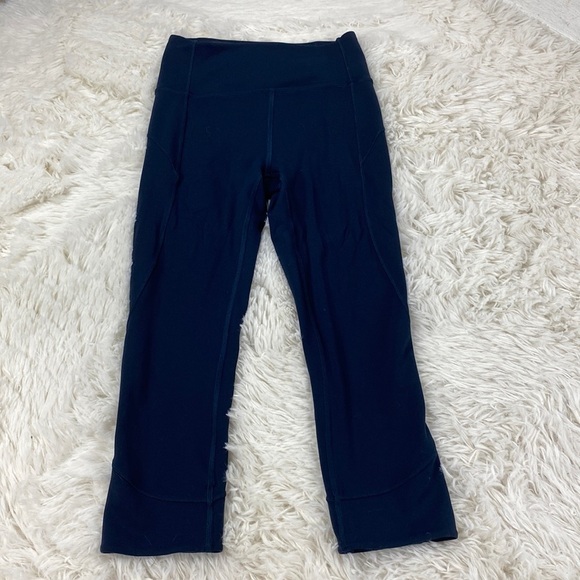 lululemon athletica Pants - Lululemon In Movement Crop *Everlux 19" True Navy